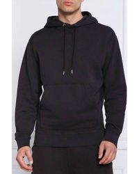 BOSS - Logo Details Hooded Sweatshirt - Lyst