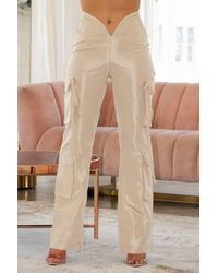 TRUEDAMES - V Cut Cargo Pants - Lyst