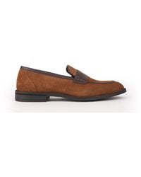 VELLAPAIS - Paloma Comfort Suede Penny Loafers - Lyst