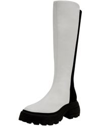 Katy Perry - The Geli Combat Stretch Boot Optical Kp2689 - Lyst