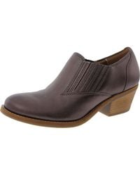 Earth - Jalin Suede Block Heel Booties - Lyst