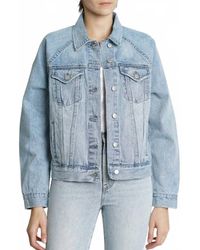 Pistola - Hayden Raglan Sleeve Denim Jacket - Lyst