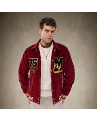 Members Only - Corduroy Varsity Jacket - Lyst