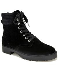 Splendid - Sadie Sd0Sad01 Combat Boots Suede Lace Up Ankle Khd1122 - Lyst