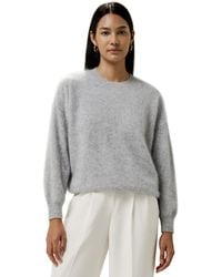 LILYSILK - Brushed Cashmere Pullover Sweater For - Lyst
