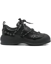 Bally - Patterned Laces Suede Ankle Boots - Lyst