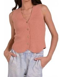 Elan - Bella Sweater Vest - Lyst
