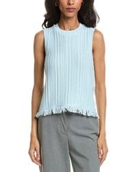 Forte - Textured Fringe Tank Top - Lyst