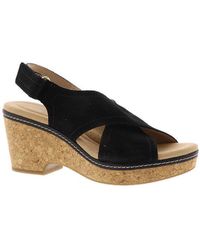 Clarks - Giselle Cove Leather Slingback Heels - Lyst