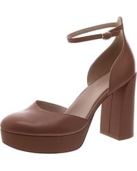 27 EDIT - Giovanna Leather Pumps Platform Heels - Lyst