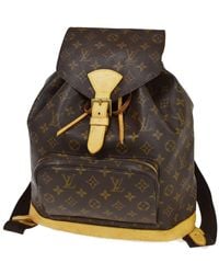 Louis Vuitton - Montsouris Gm Canvas Backpack Bag (pre-owned) - Lyst