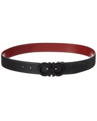 Ferragamo - Reversible & Adjustable Leather Belt - Lyst