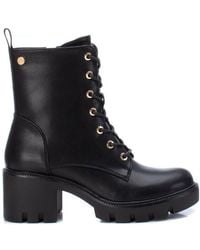 Xti - Heeled Combat Boots - Lyst