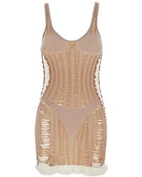 DIESEL - M-Calimera' Dress With Insert Design - Lyst