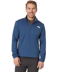The North Face - Cedar Trail Grid Jacket 1/4 Zip Long Sleeve Gbo3392 - Lyst