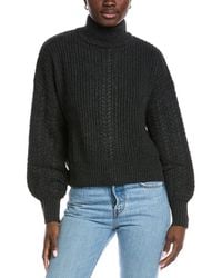 Autumn Cashmere - Mock Neck Cashmere & Wool-Blend Sweater - Lyst