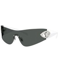 Versace - Sunglasses Shield Full Rim, Frame And Dark Lens Ve22801000-87 - Lyst