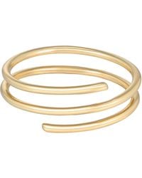 Adornia - 14K Plated Adjustable Coil Wrap Ring - Lyst