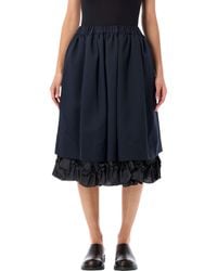 Comme des Garçons - Girl Ruffle Midi Skirt - Lyst