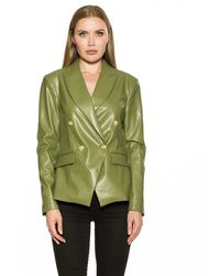 Alexia Admor - Leather Blazer - Lyst