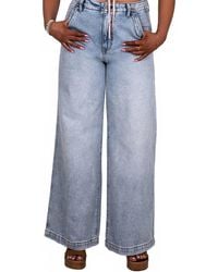 DAZE - Kickback High-Rise Palazzo Jean - Lyst