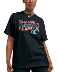 Champion - Short Sleeve Logo Graphic T-shirt - Lyst