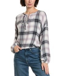 Bella Dahl - Tie Up Pullover Top - Lyst