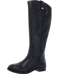 INC - Fawne Leather Wide Calf Riding Boots - Lyst