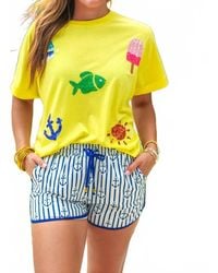 Jess Lea - Set Sail Sequin Patch Top - Lyst