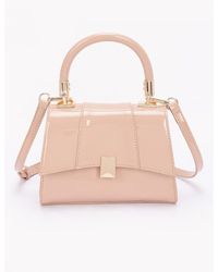 Fashnzfab - Enamel Flap Crossbody Bag - Lyst