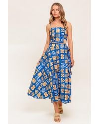 TRUEDAMES - Dewdrop Silence Woven Top And Skirt Set - Lyst