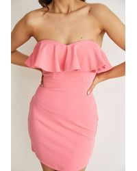 One And Only Collective - Off The Shoulder Hot Mini Dress - Lyst