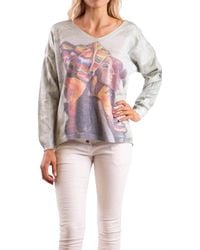 Gigi Moda - Bold Queen Long Sleeve Sweater - Lyst