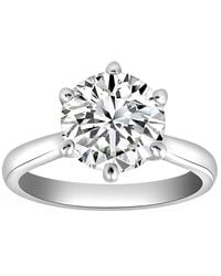 Pompeii3 - Vs 2 1/2ct Lab Grown Diamond 6-prong Solitaire Engagement Ring 14k White Gold - Lyst