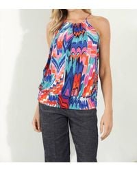 Veronica M - Kailani Banded Halter Tank - Lyst