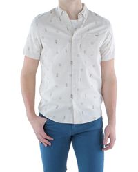Hurley - Short Sleeve Stretch Button-down Shirt - Lyst