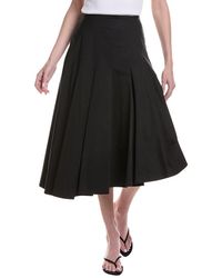FFORME - Rio Asymmetrical Pleated Midi Skirt - Lyst