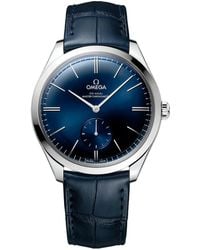 Omega - De Ville Blue Dial Watch - Lyst