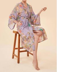 Powder - Prancing Tiger Kimono Gown - Lyst