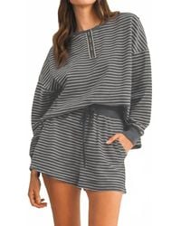 Anniewear - Lindsey Long Sleeve Top And Shorts Set - Lyst