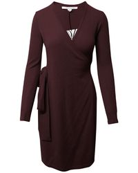 Diane von Furstenberg - Linda Wrap Style Wool Cashmere Dress - Lyst