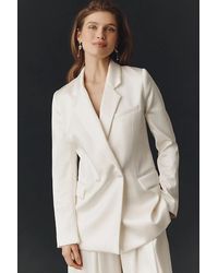 BHLDN - Satin Oversized Blazer Jacket - Lyst