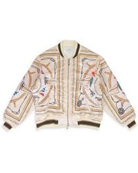 Rhude - Nautica Satin Bomber - Lyst