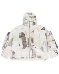 Who Decides War - Tweed Patchwork Window Hoodie - Lyst