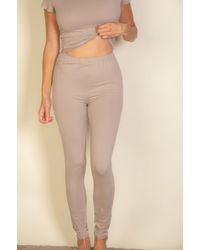 TRUEDAMES - Basic Solid Leggings - Lyst