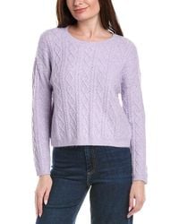 Cece - Cable Stitch Sweater - Lyst
