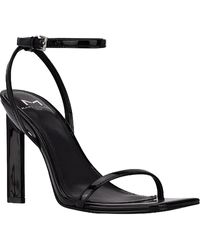 Marc Fisher - Arthur Patent Leather Ankle Strap Heels - Lyst