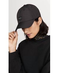 Rag & Bone - Addison Adjustable Strap Patch Logo Baseball Cap - Lyst