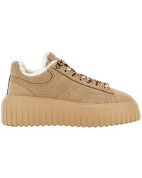Hogan - H-Stripes Sneakers With Sole And Lace-Up Front - Lyst