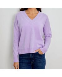 Design History - L/s V-neck Cashmere Sweater - Lyst